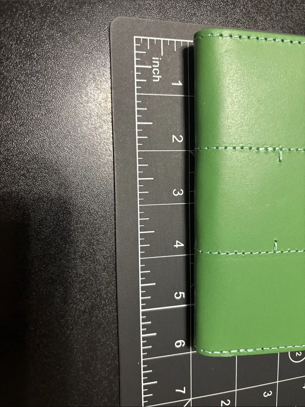 Avocado Green Leather Passport Holder With Area For AirTag By ALLIVE